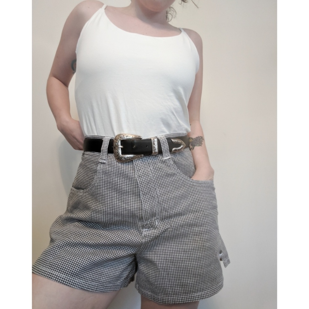 Vintage NYjeans | Gingham High Waisted Shorts